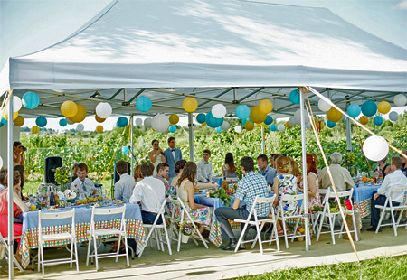 Аренда шатров для свадьбы