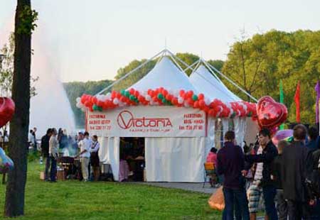 Аренда шатров для выставок